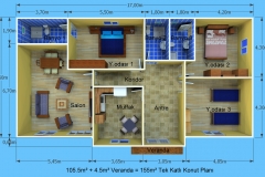 Alanya Tek Katlı Yapı