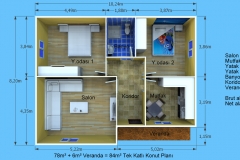 Aydın Tek Katlı Prefabrik Yapı