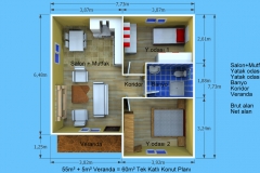 Didim Tek Katlı Prefabrik Yapı