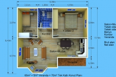 Edirne Tek Katlı Prefabrik Yapı