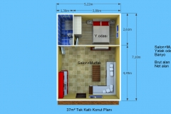 Erdek Tek Katlı Prefabrik Yapı